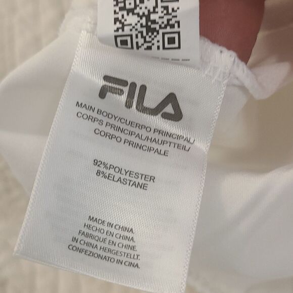 EUC Fila Modern Fit Short White Size L - Picture 6 of 9